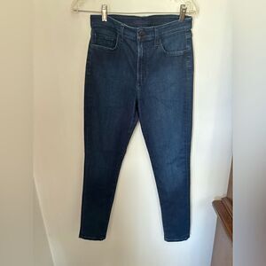 Joe's Jeans The Charlie High Rise Skinny Ankle Jean Size 28 Dark Wash Sundown